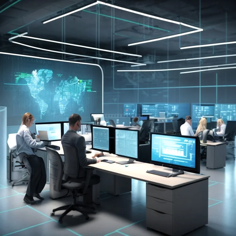 Cyber-Abwehr Laborszenario mit interaktiven Elementen